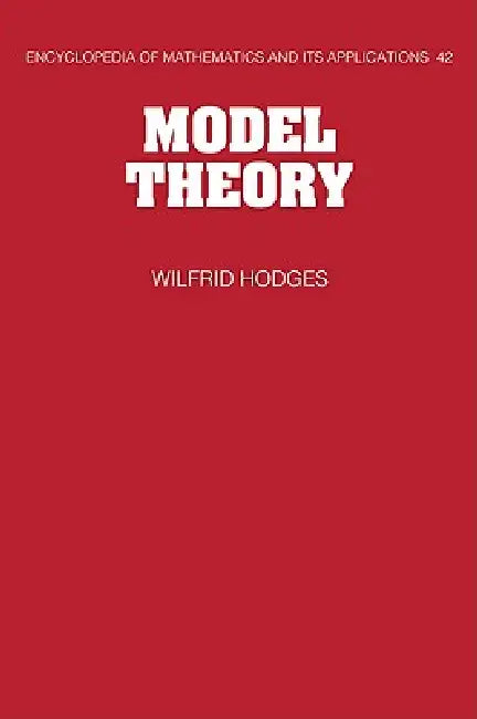 Model Theory (English, Wilfrid Hodges)