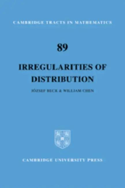 Irregularities of Distribution (English, Jozsef Beck | William W. L. Chen)