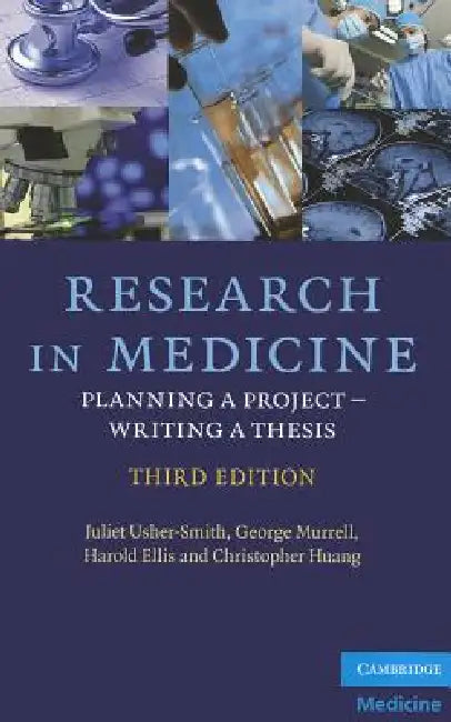 Research in Medicine (English, Juliet Usher-Smith | George Murrell | Harold Ellis)