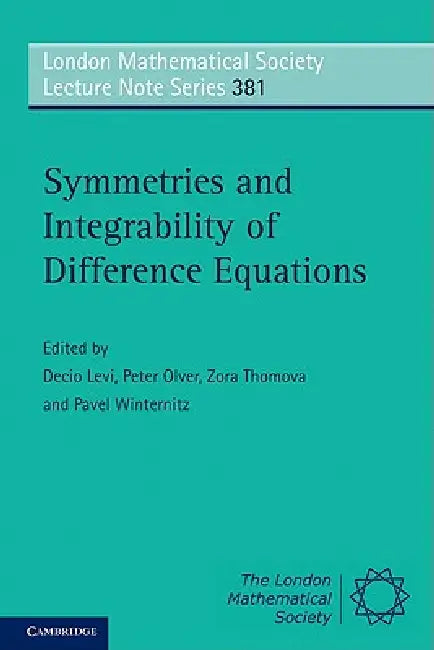 Symmetries and Integrability of Difference Equations (English, Decio Levi | Peter Olver | Zora Thomova)