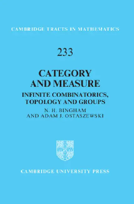 Category and Measure (English, N. H. Bingham | Adam J. Ostaszewski)