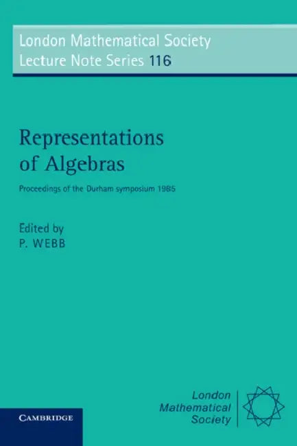 Representations of Algebras (English, P. J. Webb | P. J. Webb)