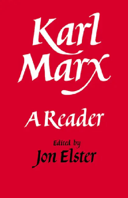 Karl Marx (English, Jon Elster | Karl Marx)