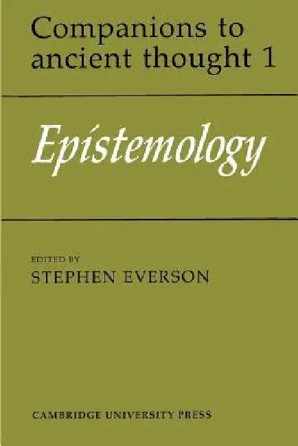 Epistemology (English, Stephen Everson)