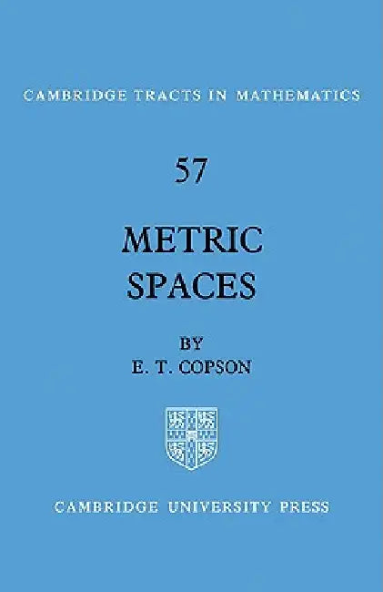 Metric Spaces (English, E. T. Copson | Bela Bollobas | W. Fulton)
