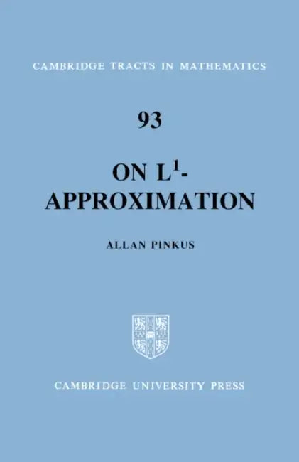 On L1-Approximation (English, Allan Pinkus)