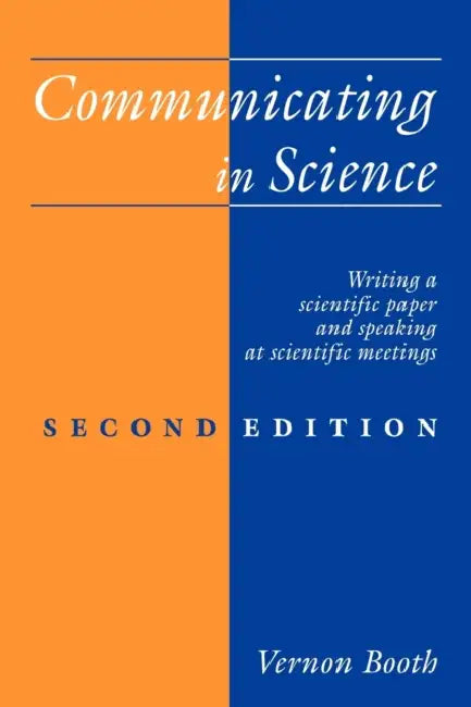 Communicating in Science (English, Vernon Booth | Booth | Booth Vernon)