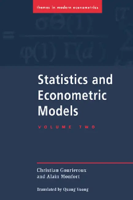 Statistics and Econometric Models (English, Gourieroux | Christain Gourieroux | Peter C. B. Phillips)