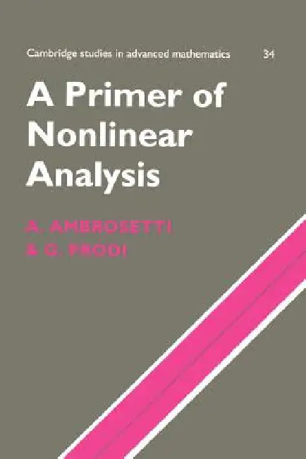 A Primer of Nonlinear Analysis (English, Antonio Ambrosetti | Giovanni Prodi)