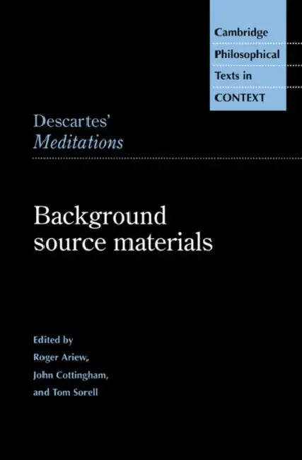 Descartes' Meditations (English, Rene Descartes | Roger Ariew | Tom Sorell)