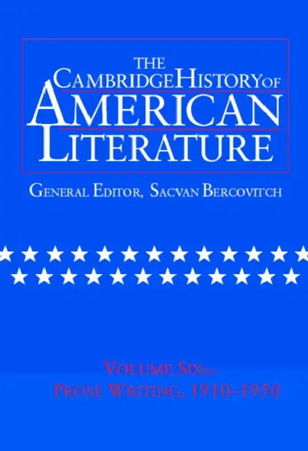 The Cambridge History of American Literature (English, Sacvan Bercovitch)