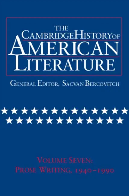 Cambridge History of American Literature (English, Sacvan Bercovitch)