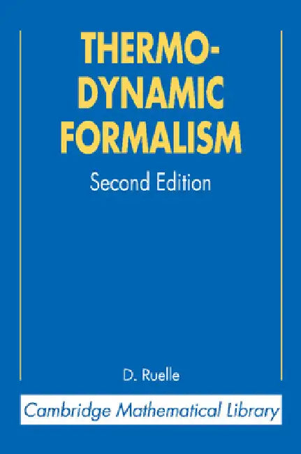 Thermodynamic Formalism (English, David Ruelle)