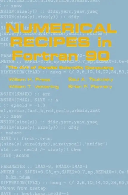 Numerical Recipes in FORTRAN 90 (English, William H. Press | Michael Metcalf | Saul A. Teukolsky)
