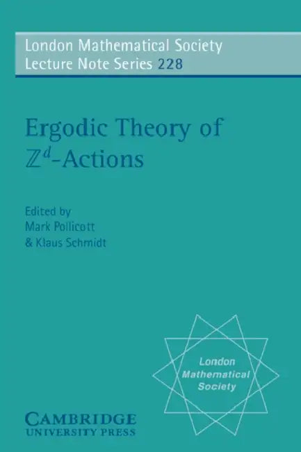 Ergodic Theory of ZD Actions (English, Mark Pollicott | Klaus Schmidt | J. W. S. Cassels)