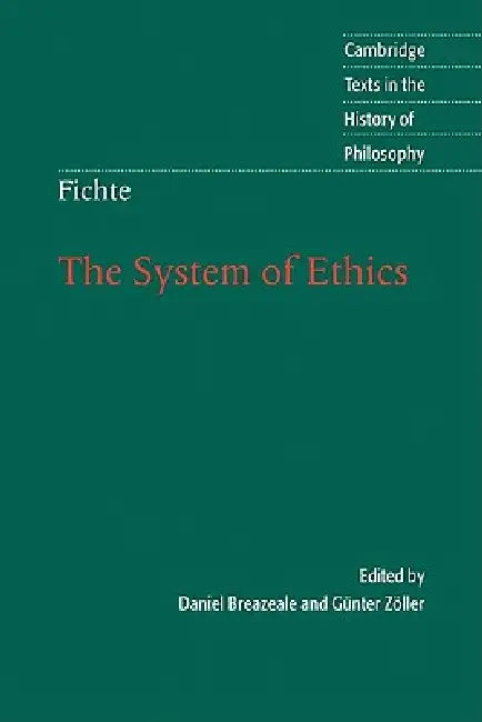 Fichte (English, Johann Gottlieb Fichte | Daniel Breazeale | Gunter Zoller)