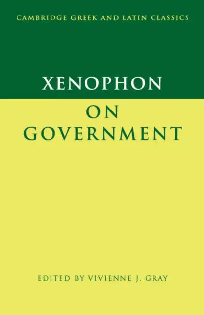 Xenophon on Government (English, Xenophon | Vivienne J. Gray)