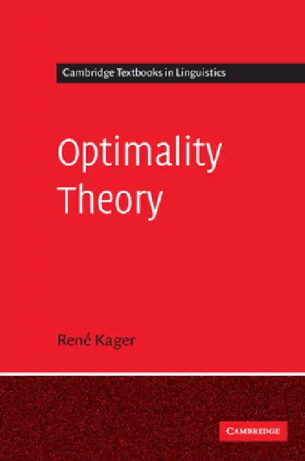 Optimality Theory (English, Rene Kager)