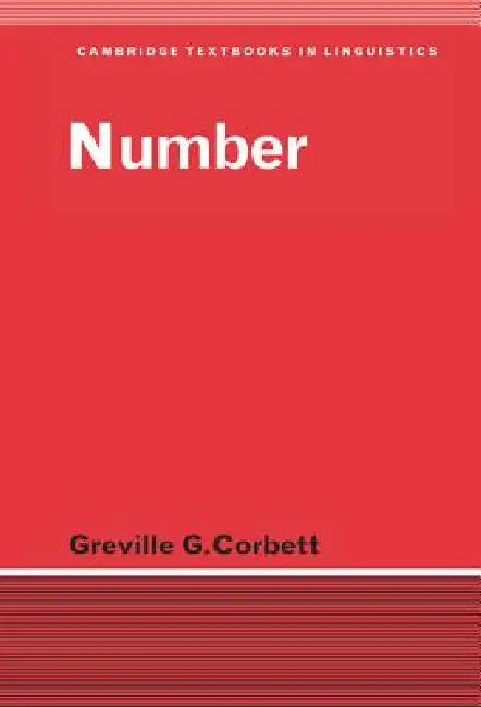 Number (English, Greville Corbett | S. R. Anderson | J. Bresnan)