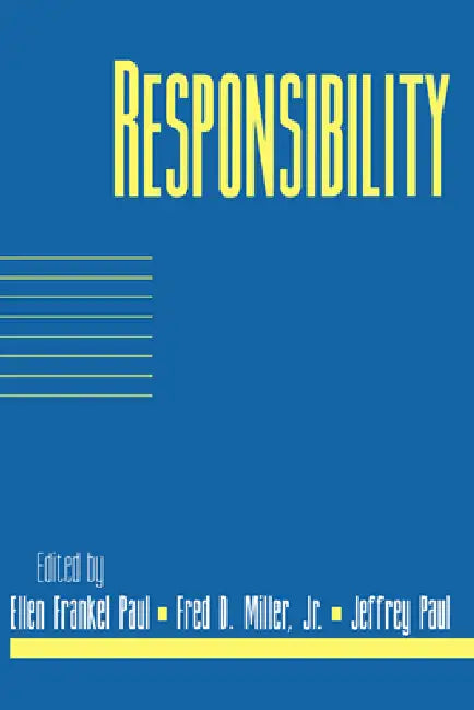 Responsibility (English, Ellen Frankel Paul | Ellen Frankel Paul | G. Tyler Miller)