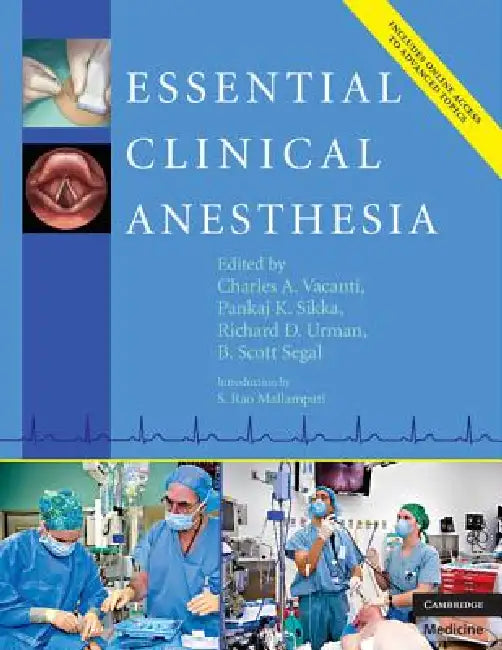 Essential Clinical Anesthesia (English, Charles Vacanti | Scott Segal | Pankaj Sikka)