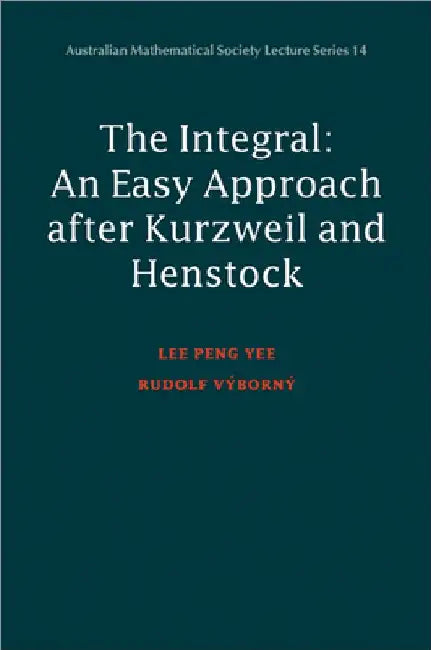 Integral (English, P. y. Lee | Lee Peng Yee | Rudolf Vyborny)