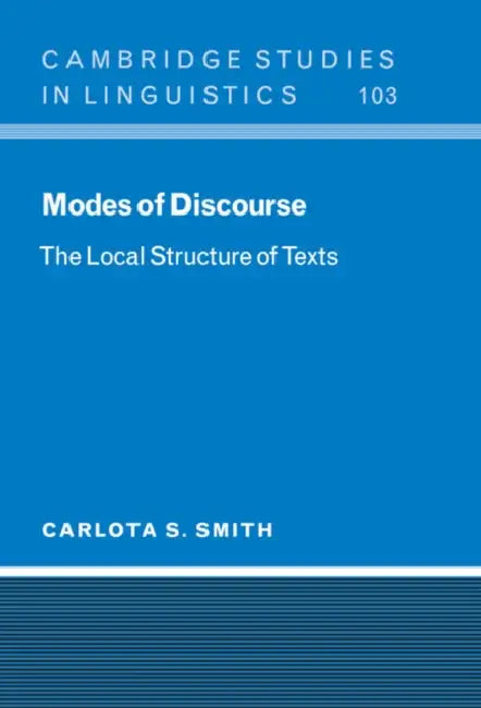 Modes of Discourse (English, Carlota S. Smith)