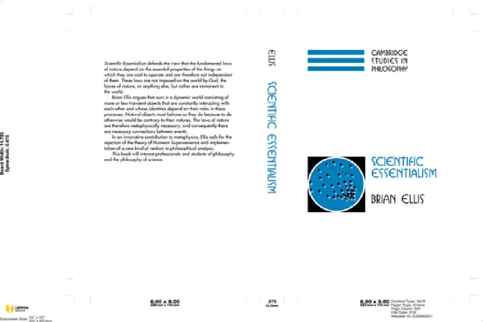 Scientific Essentialism (English, Brian Ellis)