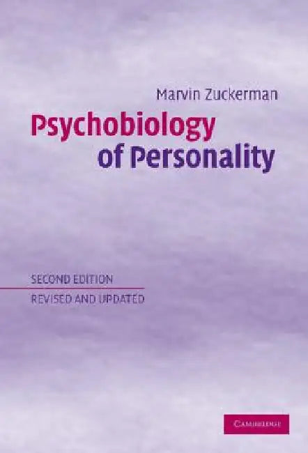 Psychobiology of Personality (English, Marvin Zuckerman | Jeffrey Gray | Michael Gelder)