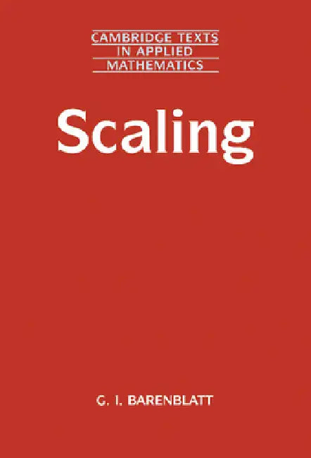 Scaling (English, Grigory Isaakovich Barenblatt)