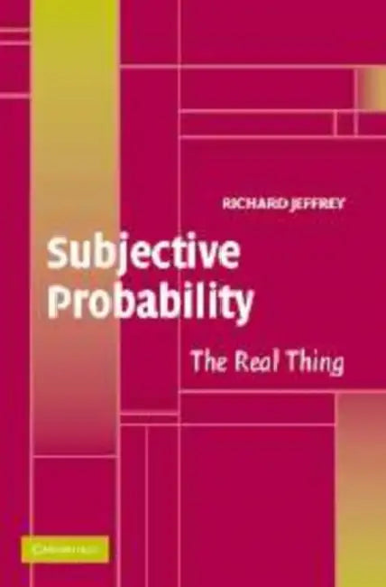 Subjective Probability (English, Richard Jeffrey)
