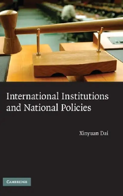 International Institutions and National Policies (English, Xinyuan Dai)