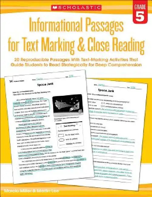 Informational Passages for Text Marking & Close Reading (English, Martin Lee | Marcia Miller)