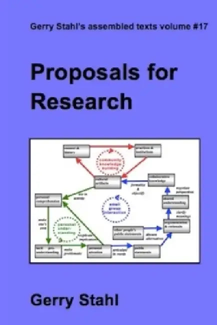Proposals for Research (English, Gerry Stahl)