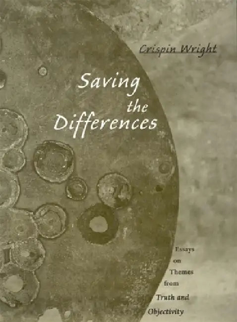 Saving the Differences (English, Crispin Wright)