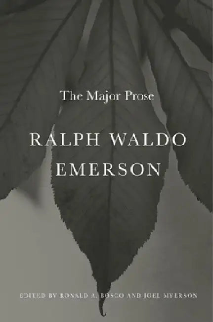 Ralph Waldo Emerson (English, Ralph Waldo Emerson | Ronald A. Bosco | Joel Myerson)