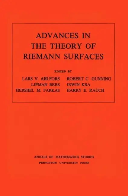 Advances in the Theory of Riemann Surfaces (English, Lars Valerian Ahlfors | Lipman Bers)