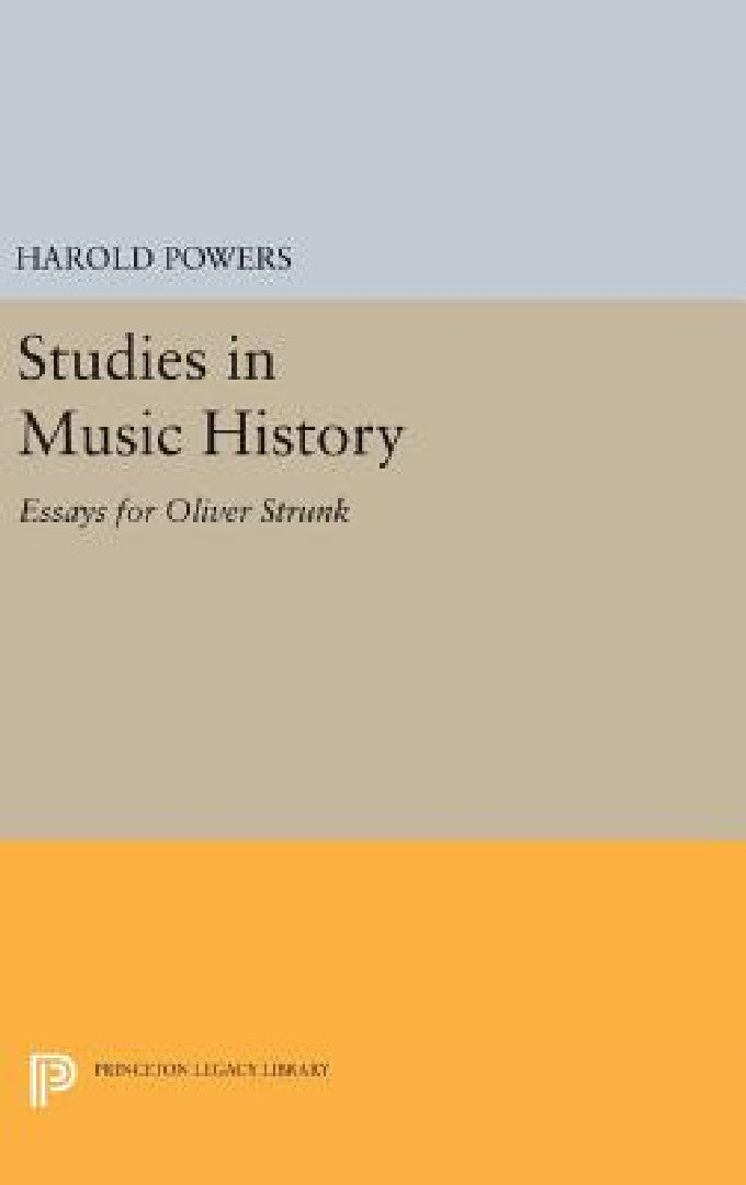 Studies in Music History (English, Harold Powers)