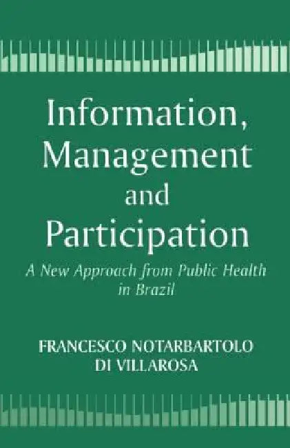Information, Management and Participation (English, Francesco Di Notarbartolo Villarosa)