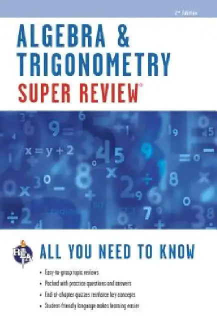 Algebra & Trigonometry Super Review (English, Editors of Rea)