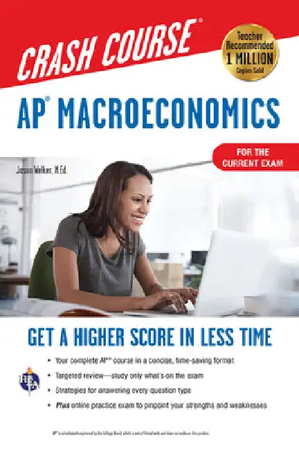 Ap(r) Macroeconomics Crash Course, Book + Online (English, Jason Welker)