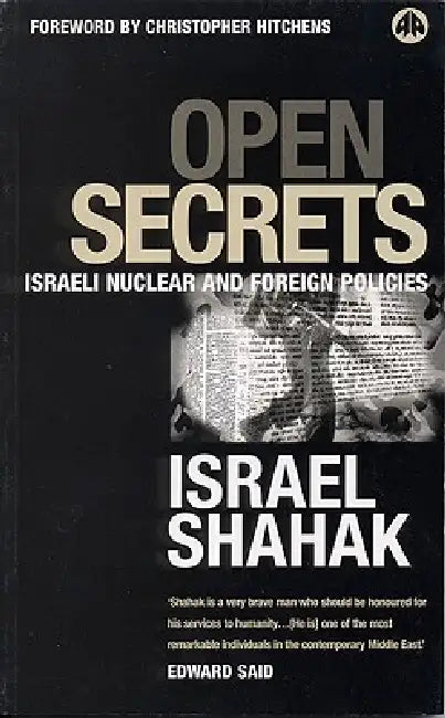 Open Secrets (English, Israel Shahak)