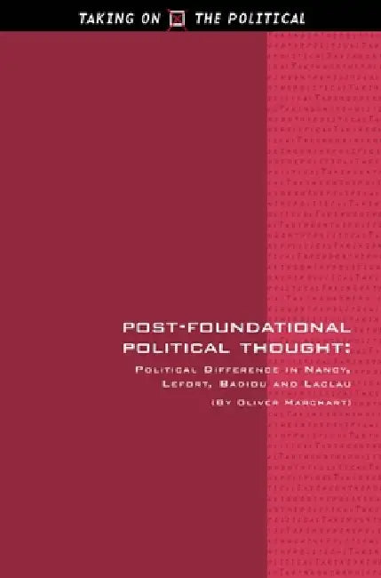 Post-Foundational Political Thought (English, Oliver Marchart)