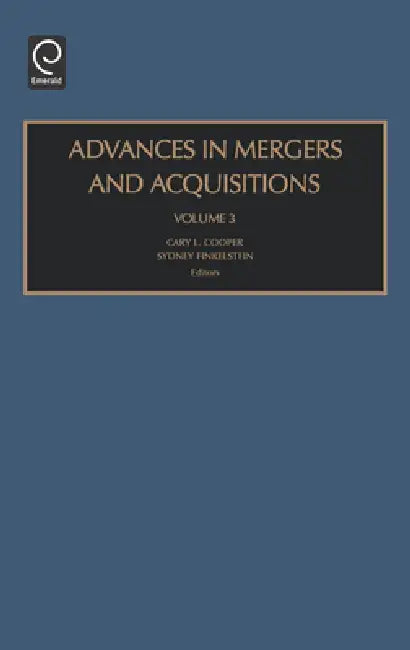 Advances in Mergers and Acquisitions (English, Cary L. Cooper | Sydney Finkelstein)