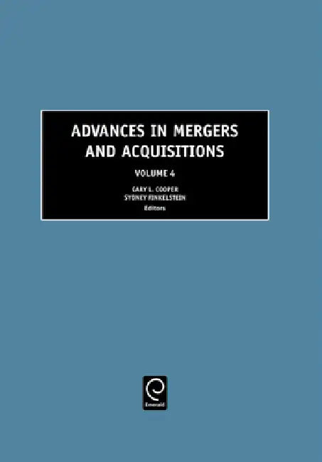 Advances in Mergers and Acquisitions (English, Cary L. Cooper | Sydney Finkelstein)
