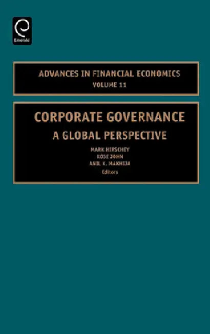Corporate Governance (English, Mark Hirschey | Kose John | Anil K. Makhija)