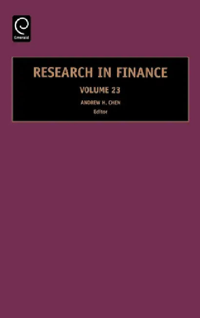 Research in Finance (English, Andrew H. Chen)