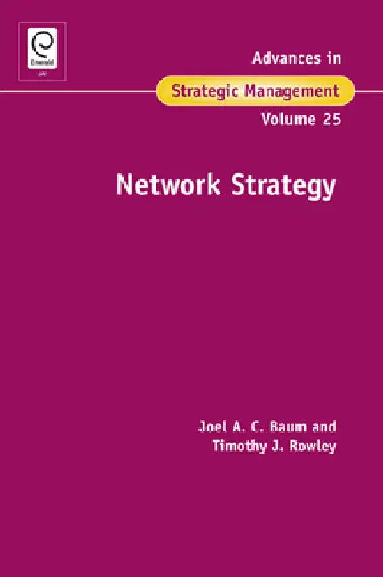 Network Strategy (English, Joel Baum | Tim Rowley)