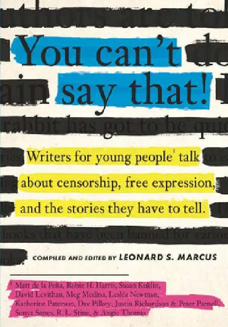You Can't Say That (English, Leonard S. Marcus)