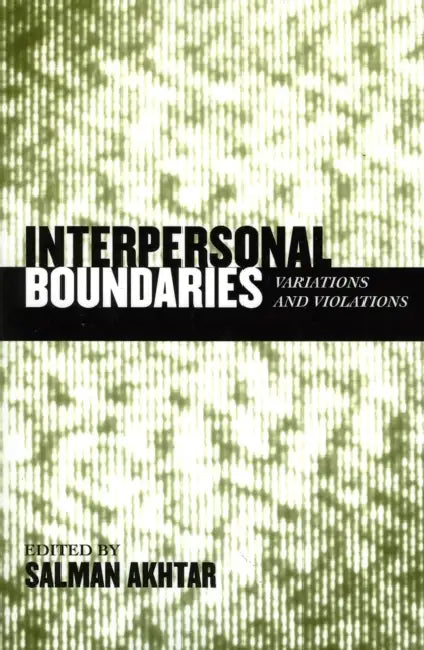 Interpersonal Boundaries (English, Jennifer Bonovitz | Phyllis Tyson | Ruth Garfield)